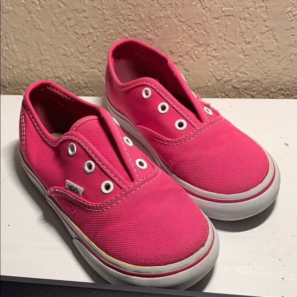 pink vans size 9